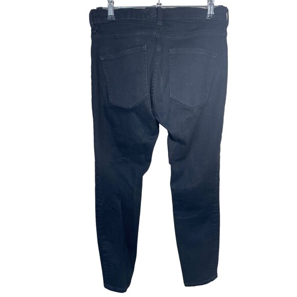 Everlane Black Mid Rise Ankle Denim Jeans 28‎ EUC stretch cropped - Picture 2 of 12